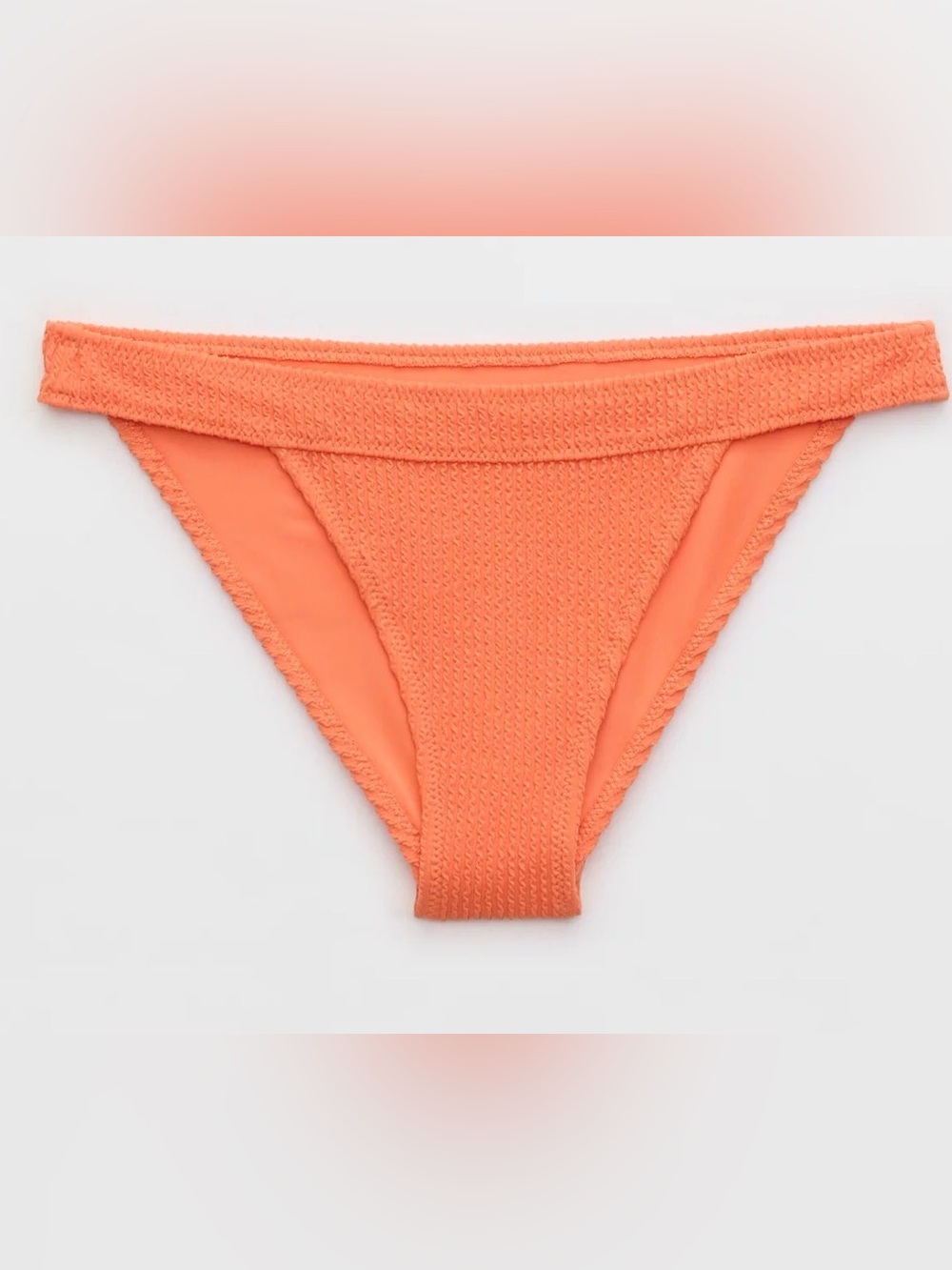 NWT Aerie Crinkle Banded Cheeky Bikini Bottom Size S